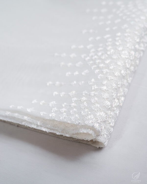 BRD Embroidered Lightweight White Sheer - Image 35