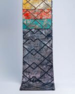 Londra Metallic Velvet Geometric Curtains
