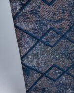 Londra Metallic Velvet Geometric Curtains - Image 2
