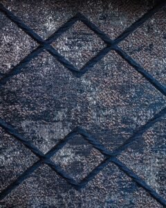 Londra Metallic Velvet Geometric Curtains - Image 13
