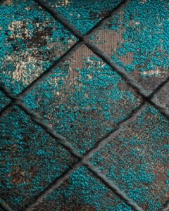 Londra Metallic Velvet Geometric Curtains - Image 12