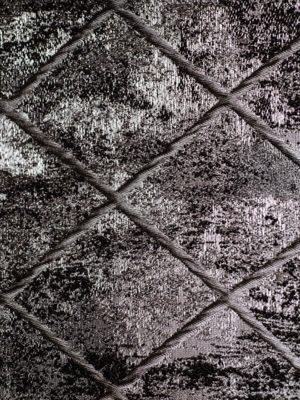 Londra Metallic Velvet Geometric Curtains - Image 9