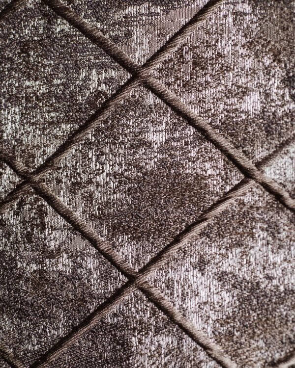 Londra Metallic Velvet Geometric Curtains - Image 7