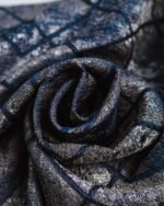 Londra Metallic Velvet Geometric Curtains - Image 4