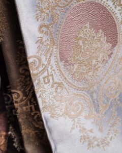 Royal Medallion Woven Jacquard-Like Curtains - Image 3