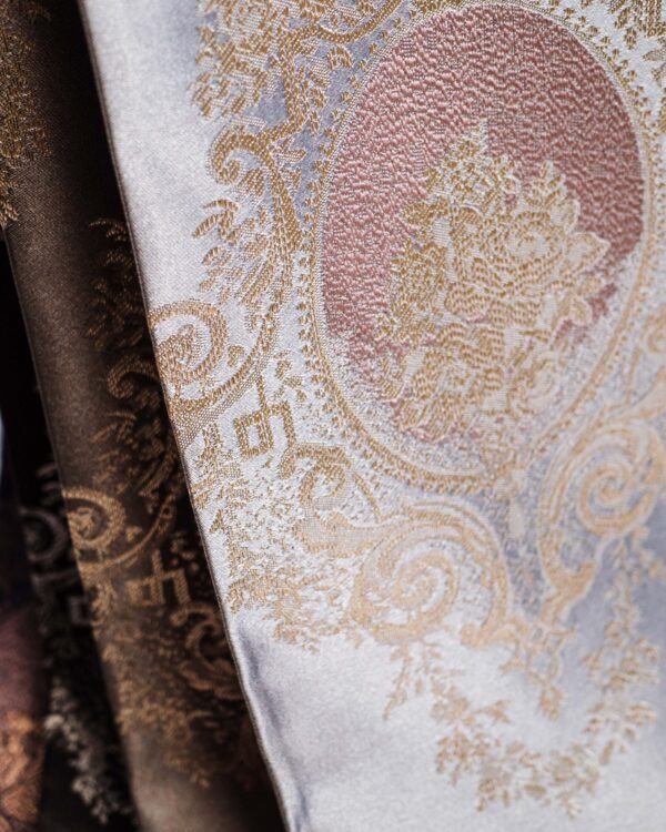 Royal Medallion Woven Jacquard-Like Curtains - Image 3