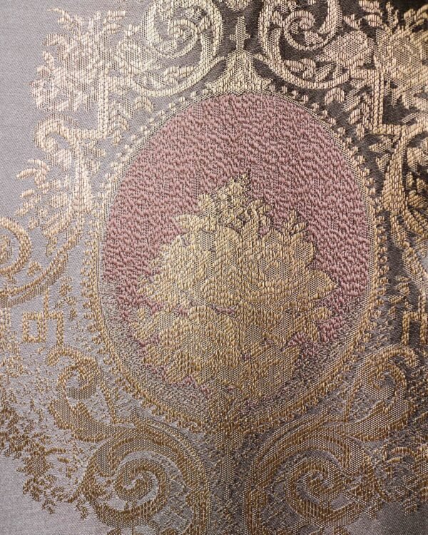 Royal Medallion Woven Jacquard-Like Curtains - Image 9