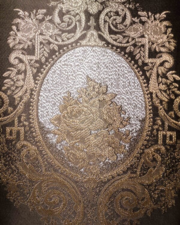 Royal Medallion Woven Jacquard-Like Curtains - Image 8