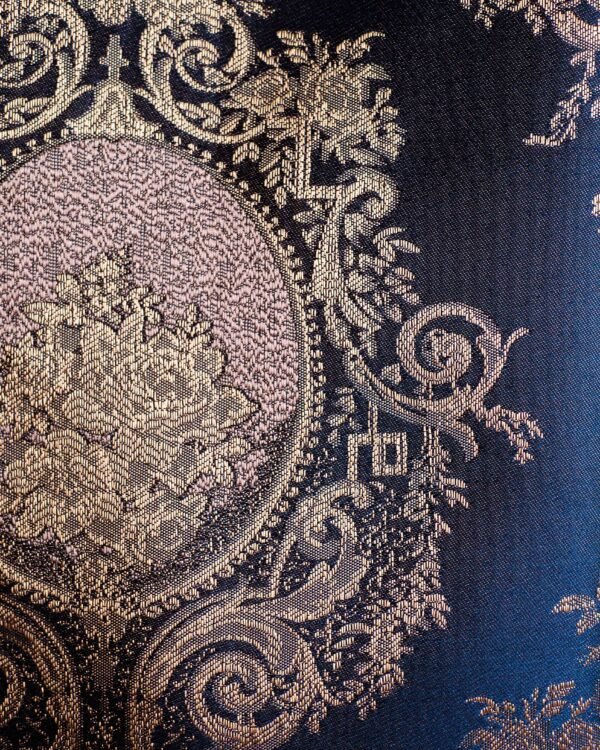 Royal Medallion Woven Jacquard-Like Curtains - Image 6