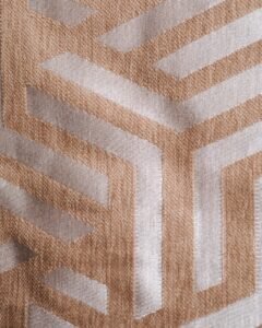 Kongo Metallic Geometric Pattern Curtains - Image 9