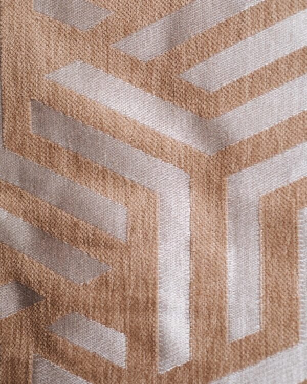 Kongo Metallic Geometric Pattern Curtains - Image 9