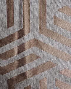 Kongo Metallic Geometric Pattern Curtains - Image 6