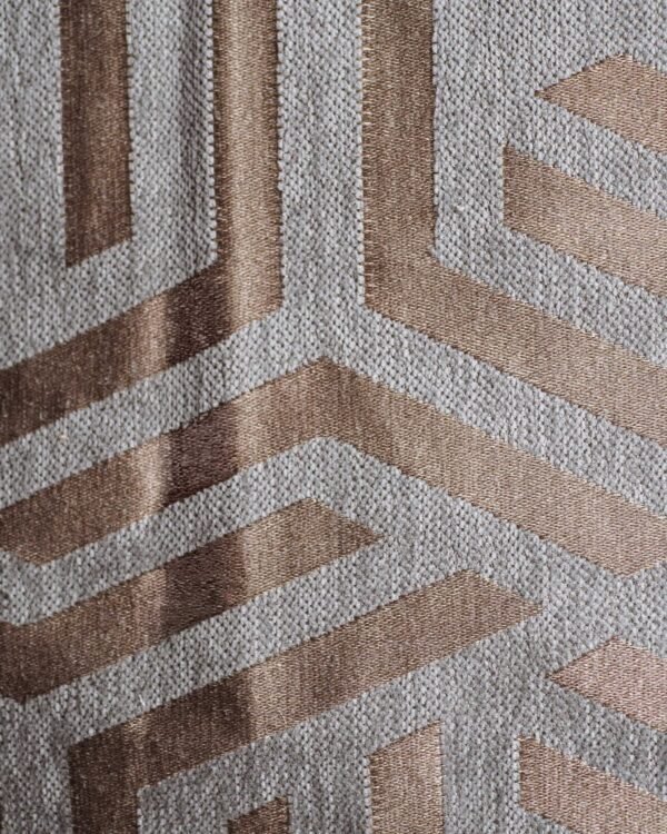 Kongo Metallic Geometric Pattern Curtains - Image 6