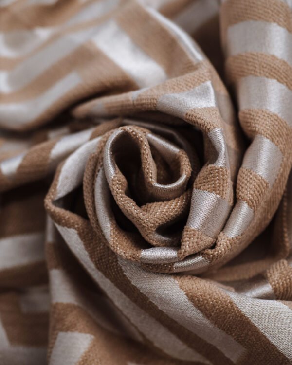 Kongo Metallic Geometric Pattern Curtains - Image 4