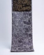 Deren Graphite Glow Woven Jacquard Look Curtains