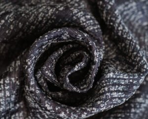 Deren Graphite Glow Woven Jacquard Look Curtains - Image 4