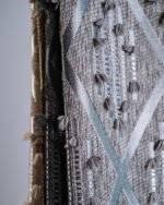 Liva Geometric Tufted Diamond Textured Curtains - Image 2