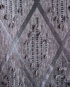 Liva Geometric Tufted Diamond Textured Curtains - Image 10