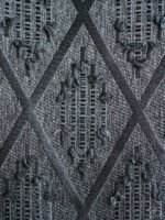 Liva Geometric Tufted Diamond Textured Curtains - Image 9