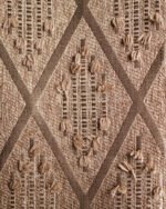 Liva Geometric Tufted Diamond Textured Curtains - Image 8