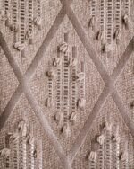 Liva Geometric Tufted Diamond Textured Curtains - Image 6