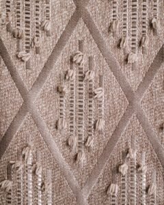 Liva Geometric Tufted Diamond Textured Curtains - Image 6