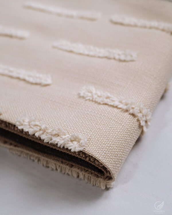 Harmony Minimalist Vertical Stitch Textured Curtains - Image 4