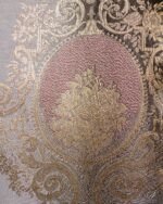 Safir Ornate Baroque Medallion Embroidered Sheer Curtains - Image 9