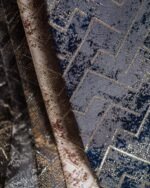 Zumrut Modern Geometric Zigzag Textured Curtains - Image 3