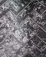 Zumrut Modern Geometric Zigzag Textured Curtains - Image 8