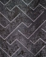 Zumrut Modern Geometric Zigzag Textured Curtains - Image 6