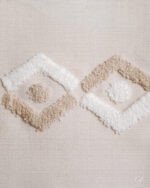 Zeus Sculpted Chevron Tufted Linen-Look Abstract Curtain - Image 11