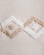 Zeus Sculpted Chevron Tufted Linen-Look Abstract Curtain - Image 11