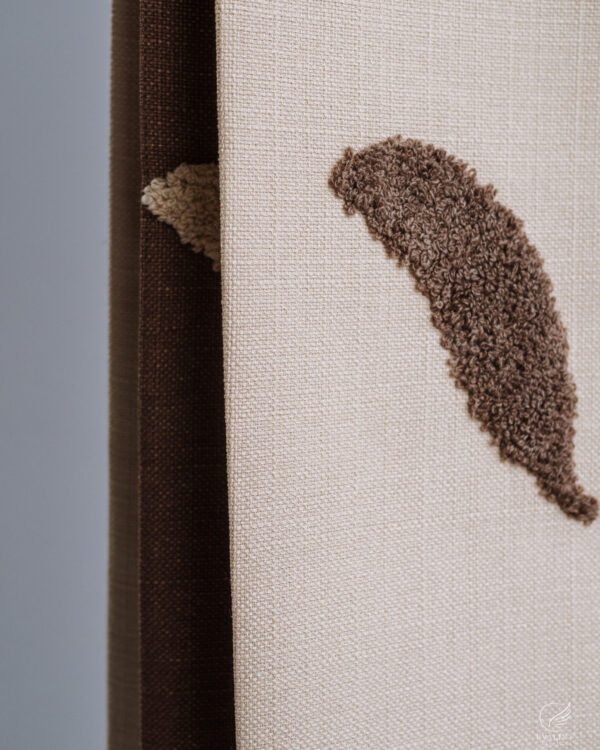 Romeo Feather Relief Embroidered Curtains - Image 3