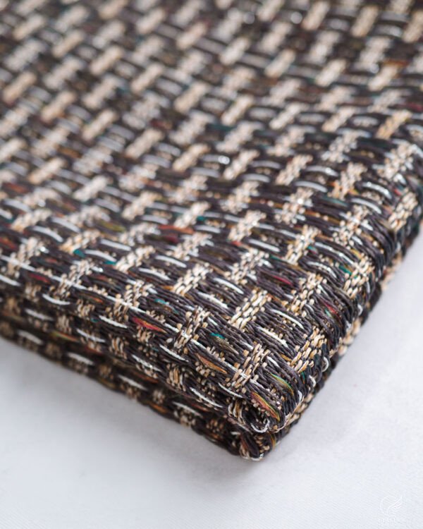 Aleyna Artisan Tweed Open-Weave Curtains - Image 3