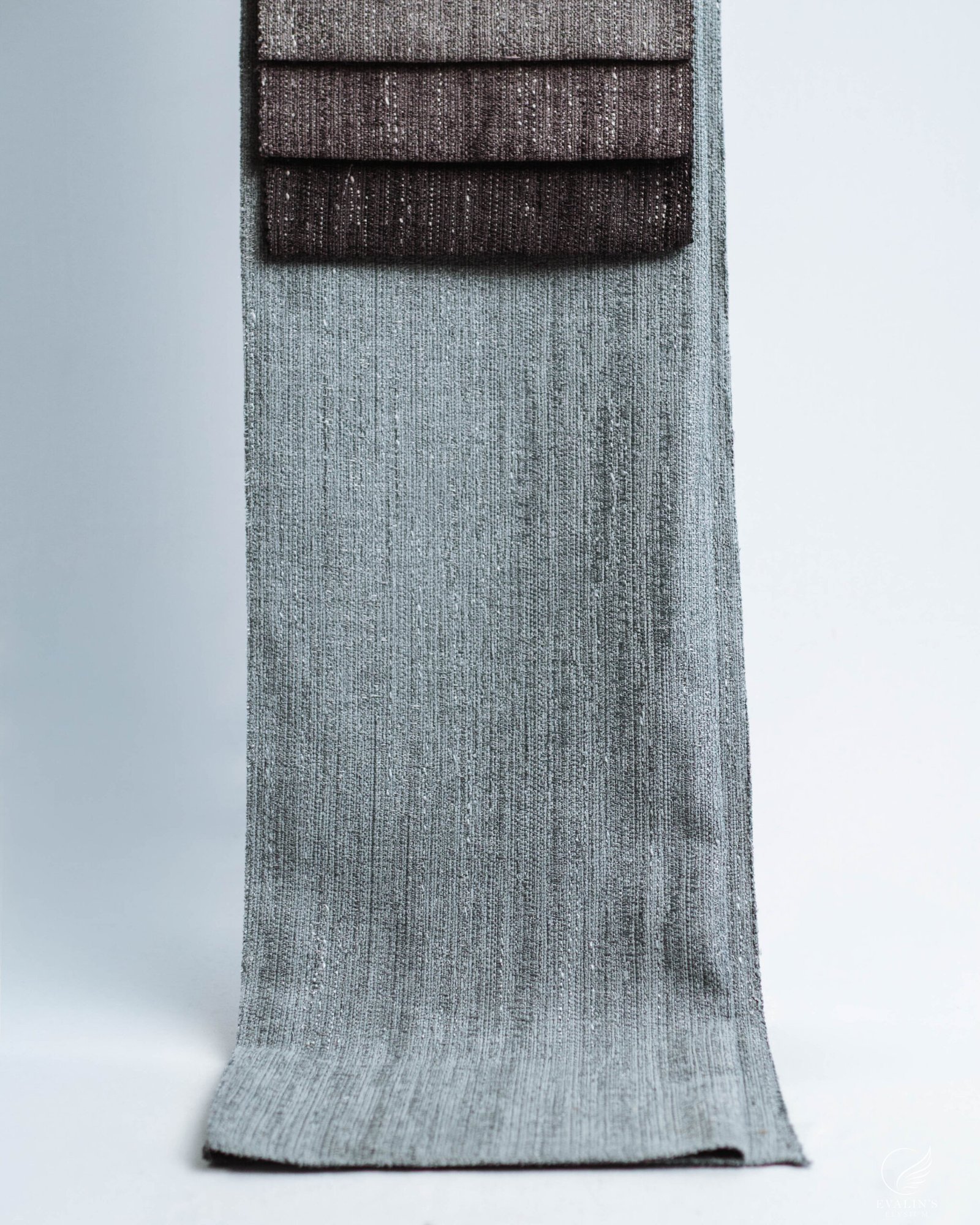 Soldi Etched Stripe Woven Curtains