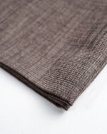 Selimiye Loomed Grid Linen-Look Curtain - Image 4