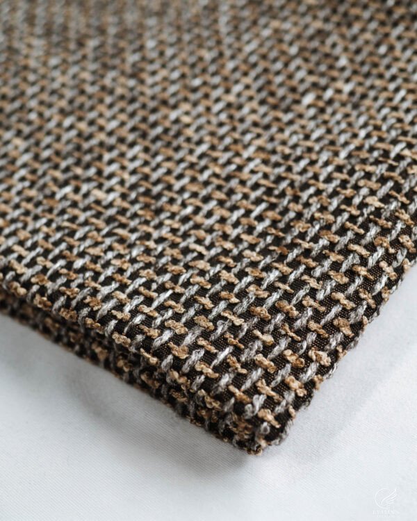 Demre Couture Basketweave Textured Curtains - Image 3