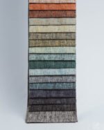 Verona Tailored Crosshatch Rustic Linen-Look Curtain