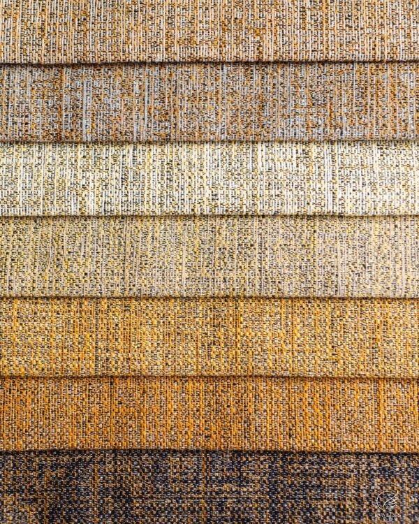 Verona Tailored Crosshatch Rustic Linen-Look Curtain - Image 6