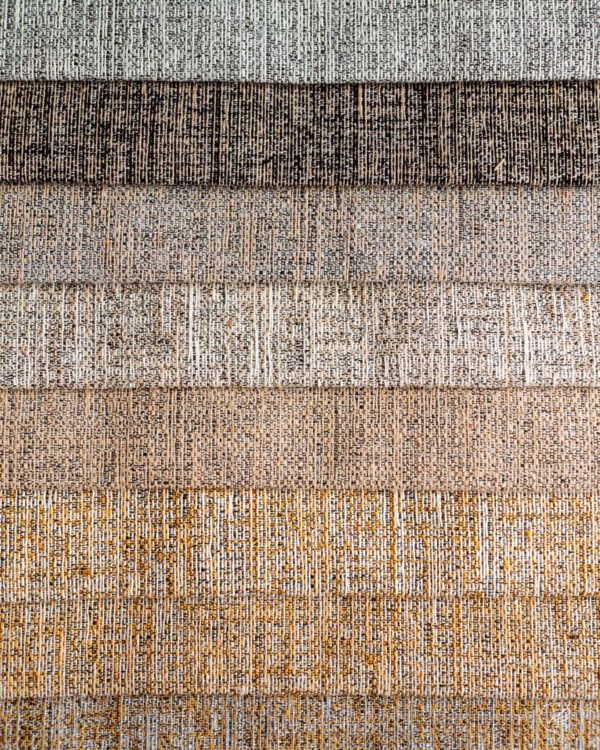 Verona Tailored Crosshatch Rustic Linen-Look Curtain - Image 5