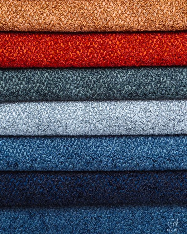 Side Plush Grain Matte-Weave Curtains - Image 9