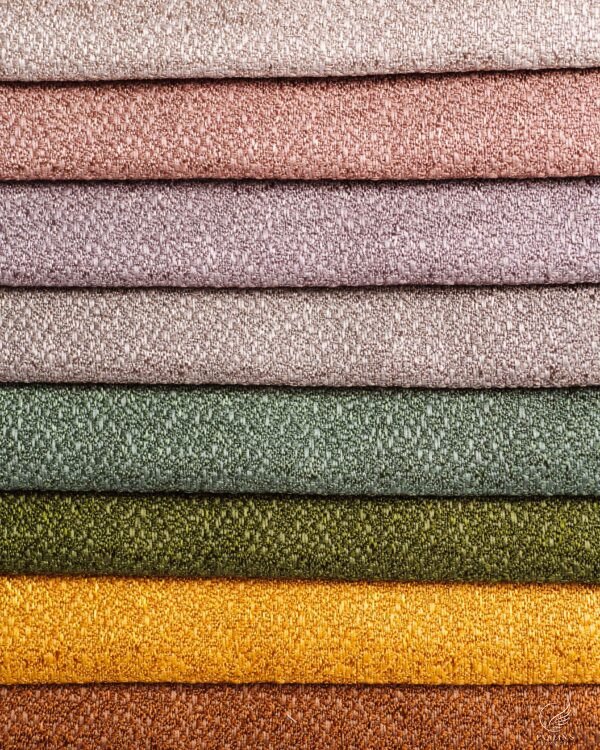 Side Plush Grain Matte-Weave Curtains - Image 8