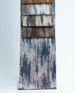 Lille Rainfall Etch Woven Linen-Look Curtains