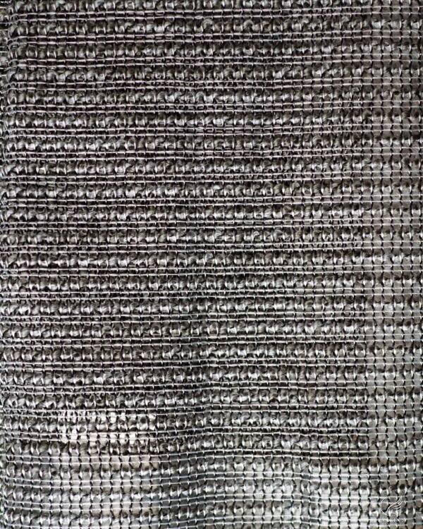 22641 Woven Waffle Column Linen-Look Curtain - Image 5