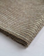22641 Woven Waffle Column Linen-Look Curtain - Image 3