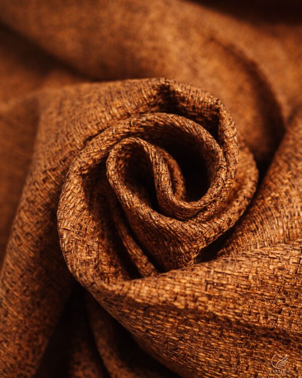 Merkur Burnished Slub Natural Soft-Drape Curtain - Image 4