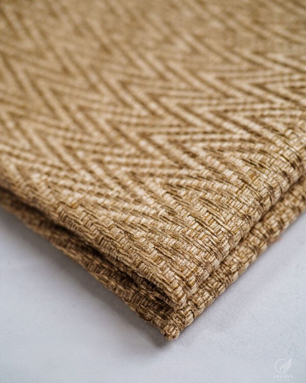 Venus Herringbone Edge Textured Woven Curtain - Image 3