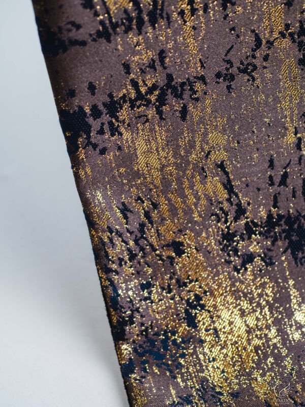 Oxford Metallic Patina Abstract Curtain - Image 2