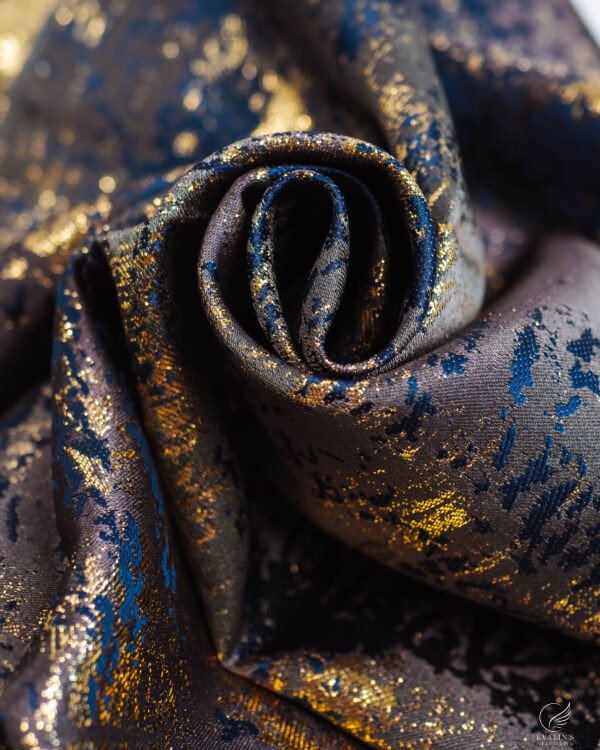 Oxford Metallic Patina Abstract Curtain - Image 4